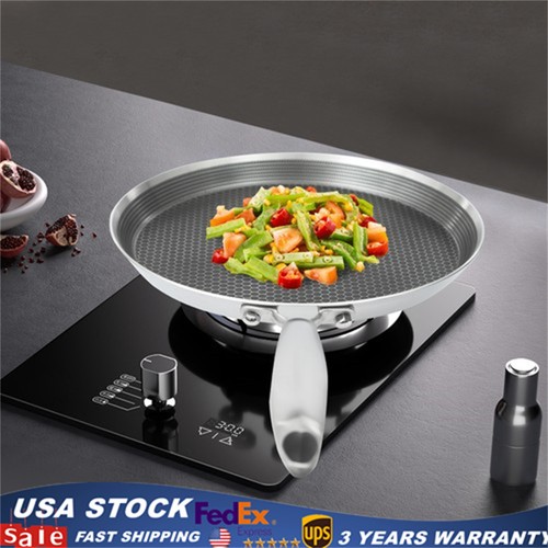 Stainless steel crepe - steel, 10"