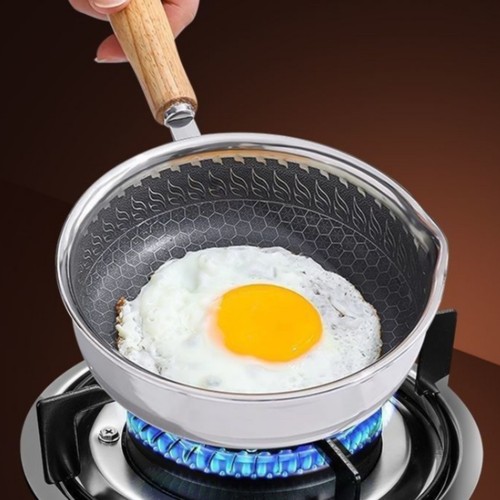 Hexagonal pattern frying pan - hexagonal,