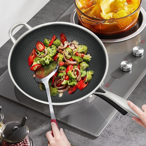 Screen honeycomb wok stainless - screen,