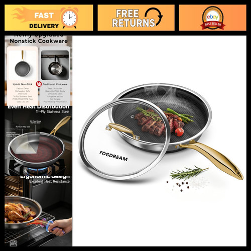 Stainless steel frying - frying, pan