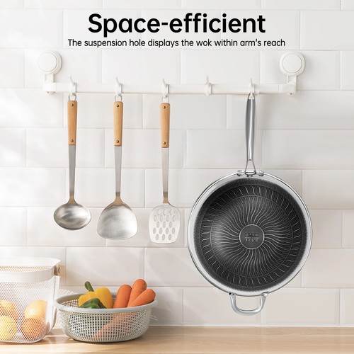 Double sided honeycomb cooking - sided,