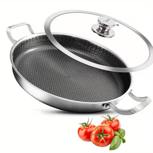 Stainless steel nonstick - 13",