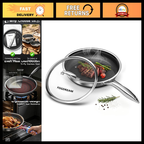 Nonstick frying pan with - nonstick,
