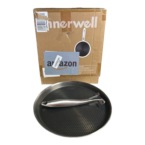 Stainless steel crepe - 11", pan