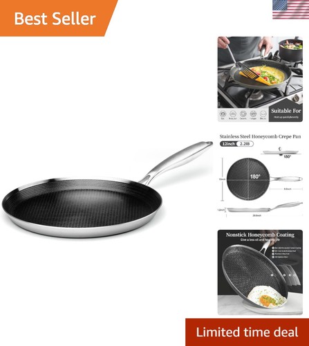 Stainless steel crepe pan 12 - -,