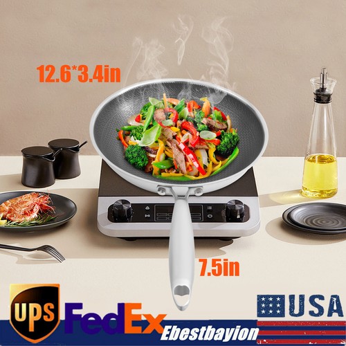 Honeycomb wok stainless steel - wok,,