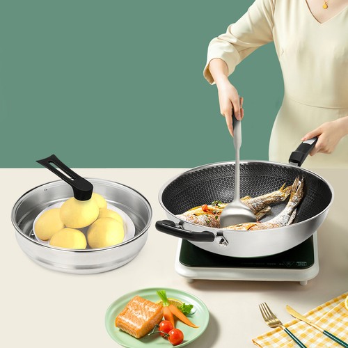 Nonstick cooking honeycomb - honeycomb, wok