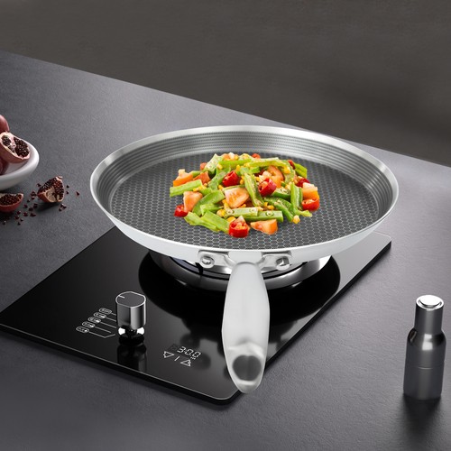 26cm stainless steel crepe - steel,