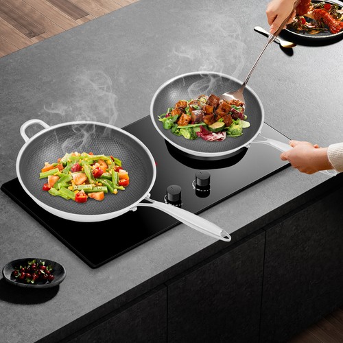 Honeycomb wok stainless - honeycomb,
