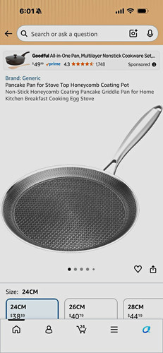 Generic 24cm stainless steel - generic,