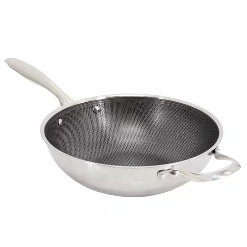 Stainless steel induction wok - induction,