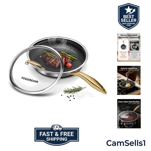 Inch stainless steel frying - 8,