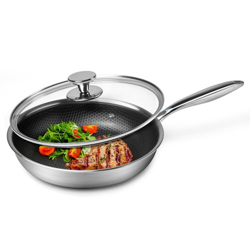 Stainless steel frying - frying, pan